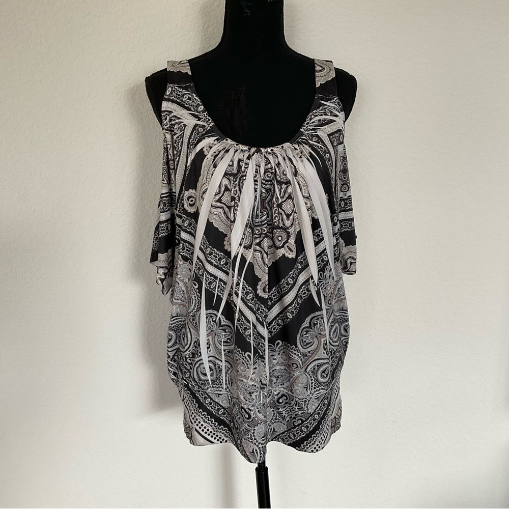 cold shoulder blouse y2k